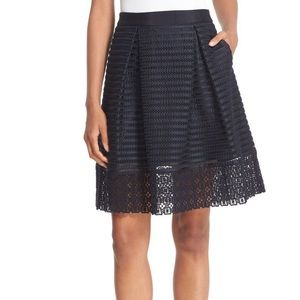 Ted baker Lotee structured lace skirt